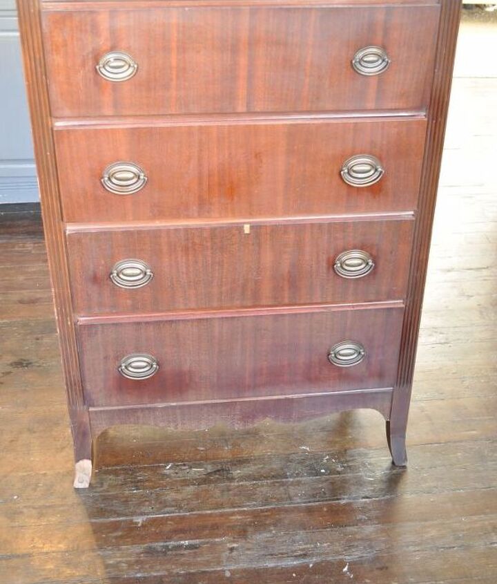 amazingly chippy dresser, painted furniture