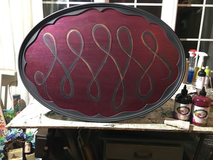 sparkling spit coffee tanle, painted furniture