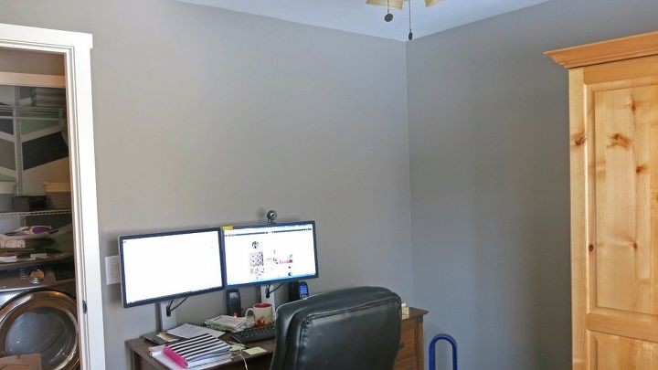 marble and gold office room reveal