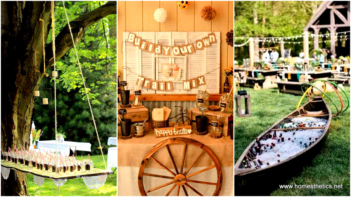 20 Simply Charming and Smart Unique Outdoor Wedding Bar Ideas Worth Trying
